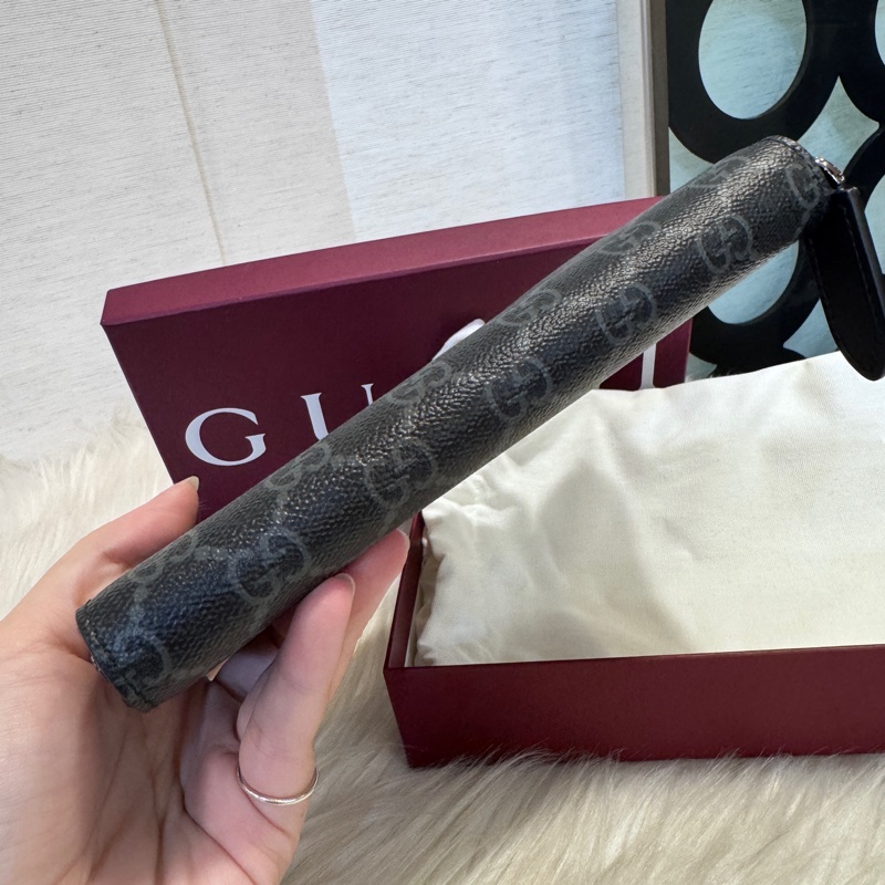 Gucci GG Emblem拉鍊長夾 新款❤️近全新-5