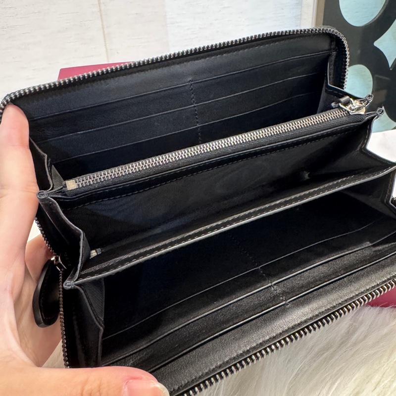 Gucci GG Emblem拉鍊長夾 新款❤️近全新-6