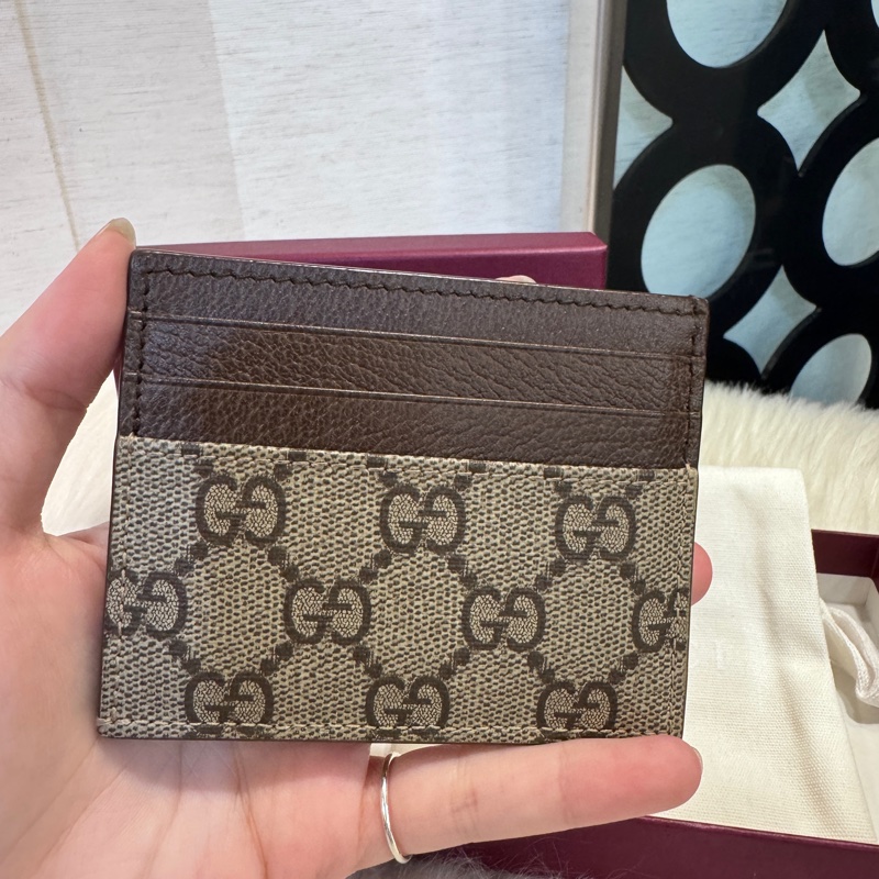 Gucci 雙色GG卡片夾 新款 近全新-2