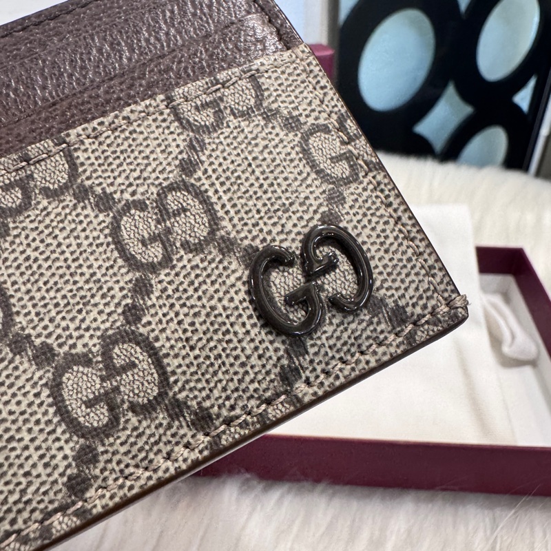 Gucci 雙色GG卡片夾 新款 近全新-8