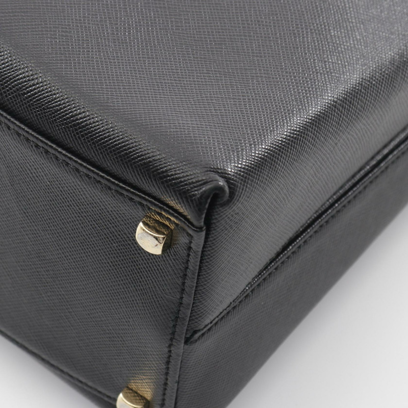 Salvatore Ferragamo Gancini 肩背包 手提包 21 0160 皮革 黑色 二手 女士-4