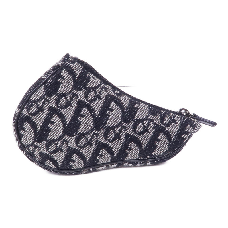Dior 帆布Coin Case銀扣零錢包-2