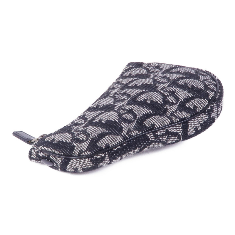 Dior 帆布Coin Case銀扣零錢包-3