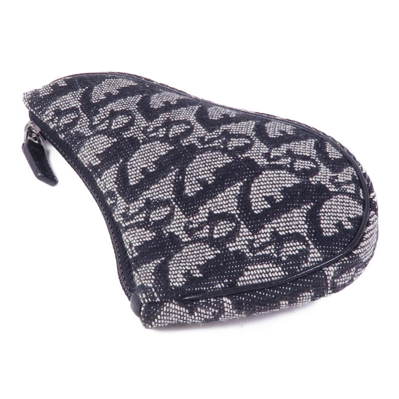 Dior 帆布Coin Case銀扣零錢包-4