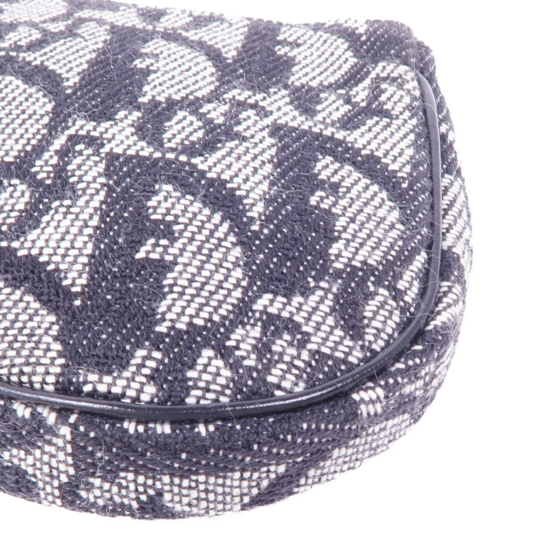 Dior 帆布Coin Case銀扣零錢包-6