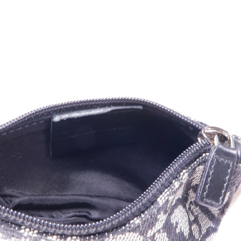 Dior 帆布Coin Case銀扣零錢包-11