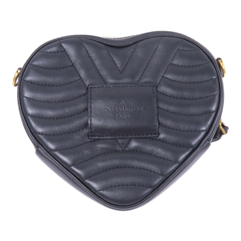 LOUIS VUITTON 牛皮皮革New Wave Heart Bag金扣肩背袋-1