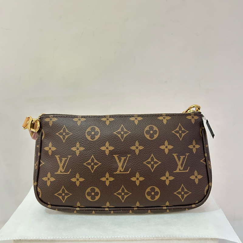 LV(M)粉背帶三合一麻將包-1