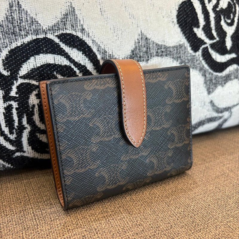 *SHIHNA名牌精品* CELINE 凱旋門老花短夾-1