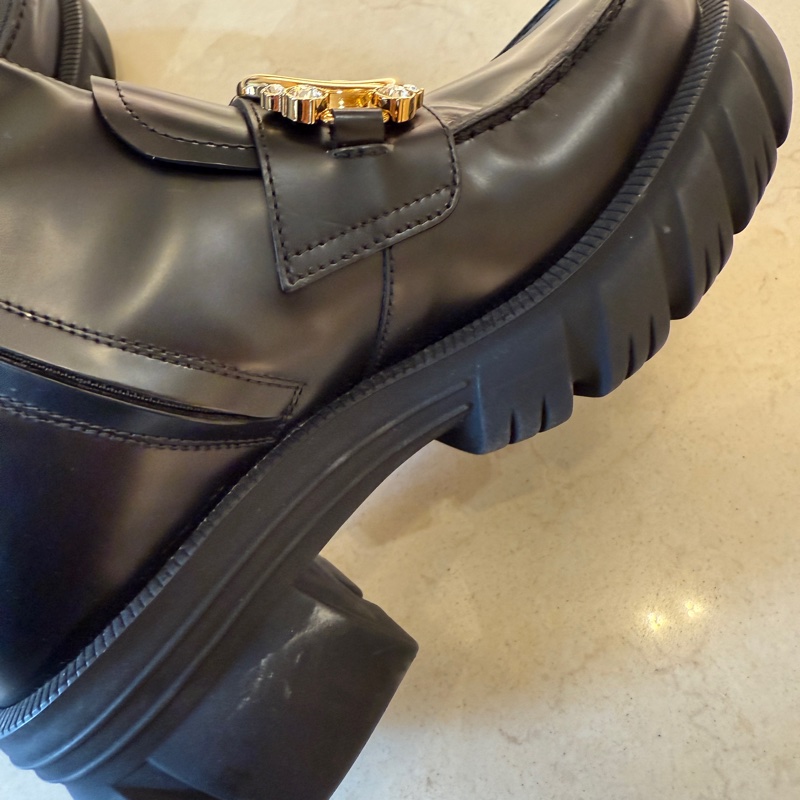 Gucci超級無敵美的靴子 珍珠金雙G短靴-7