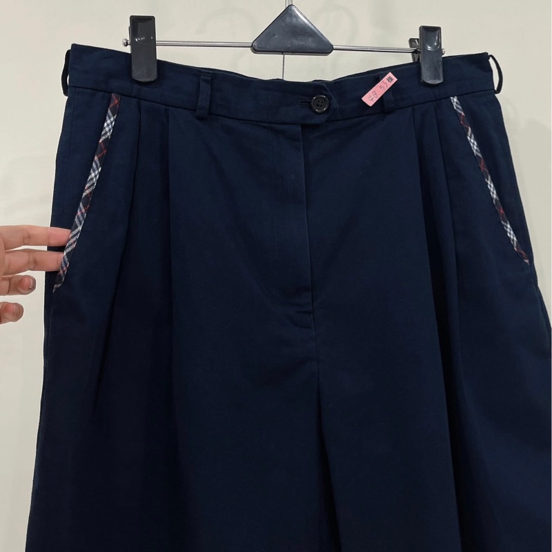 Burberrys 格紋滾邊五分褲-3