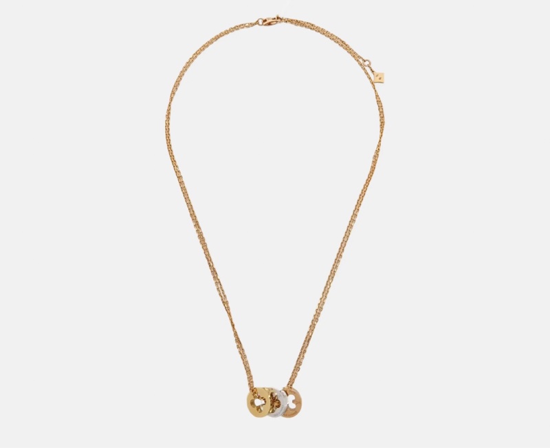 LV 三色环项链-0