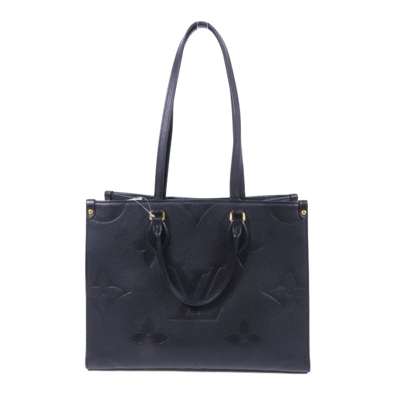 LOUIS VUITTON Monogram Empreinte On The Go MM金扣手挽肩背兩用袋-1