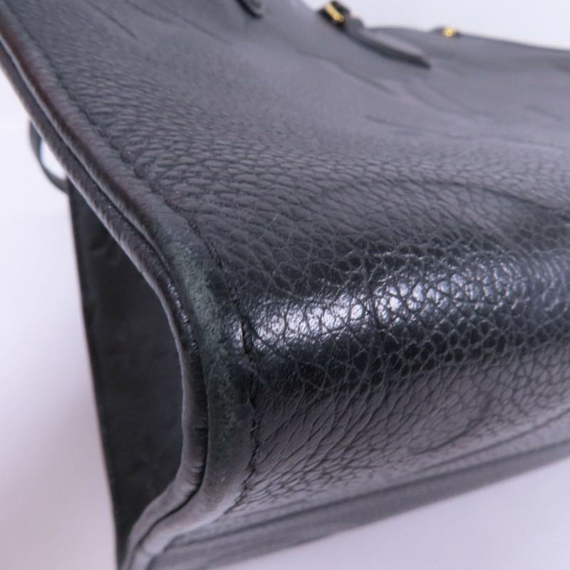 LOUIS VUITTON Monogram Empreinte On The Go MM金扣手挽肩背兩用袋-9