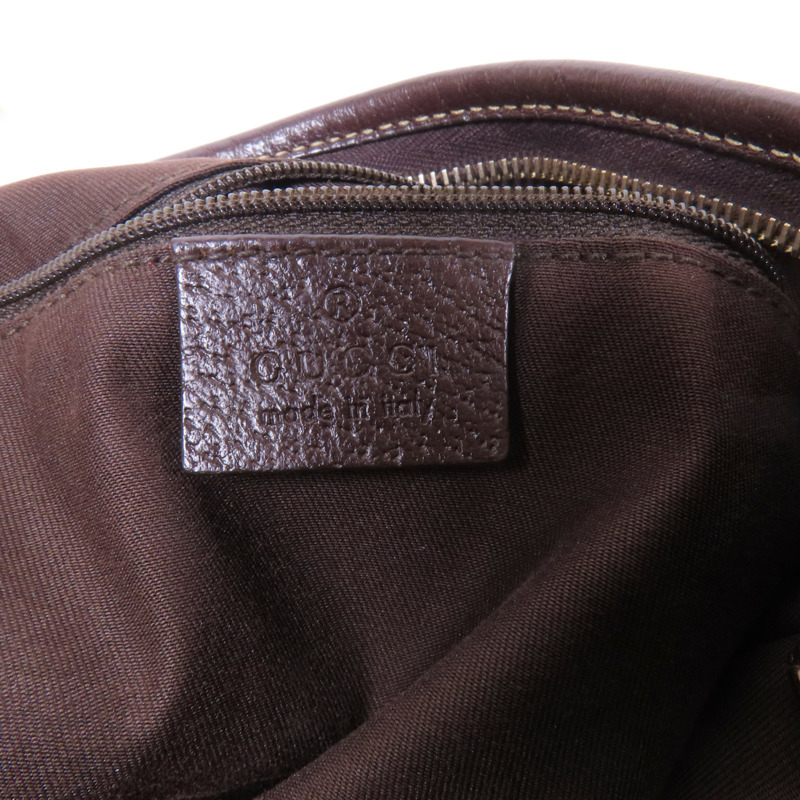 GUCCI 帆布Shoulder Bag金扣肩背袋-10