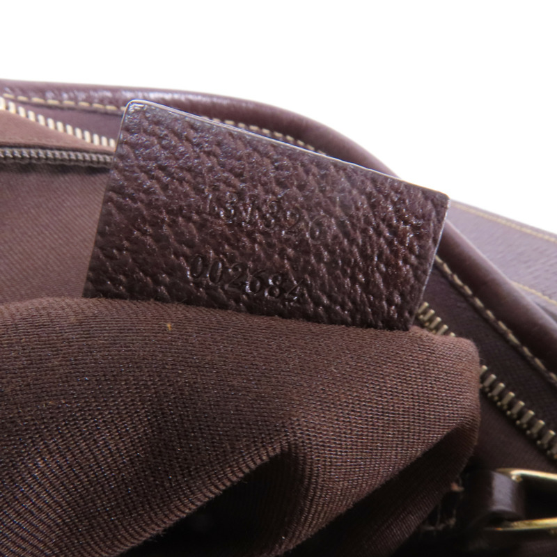 GUCCI 帆布Shoulder Bag金扣肩背袋-11