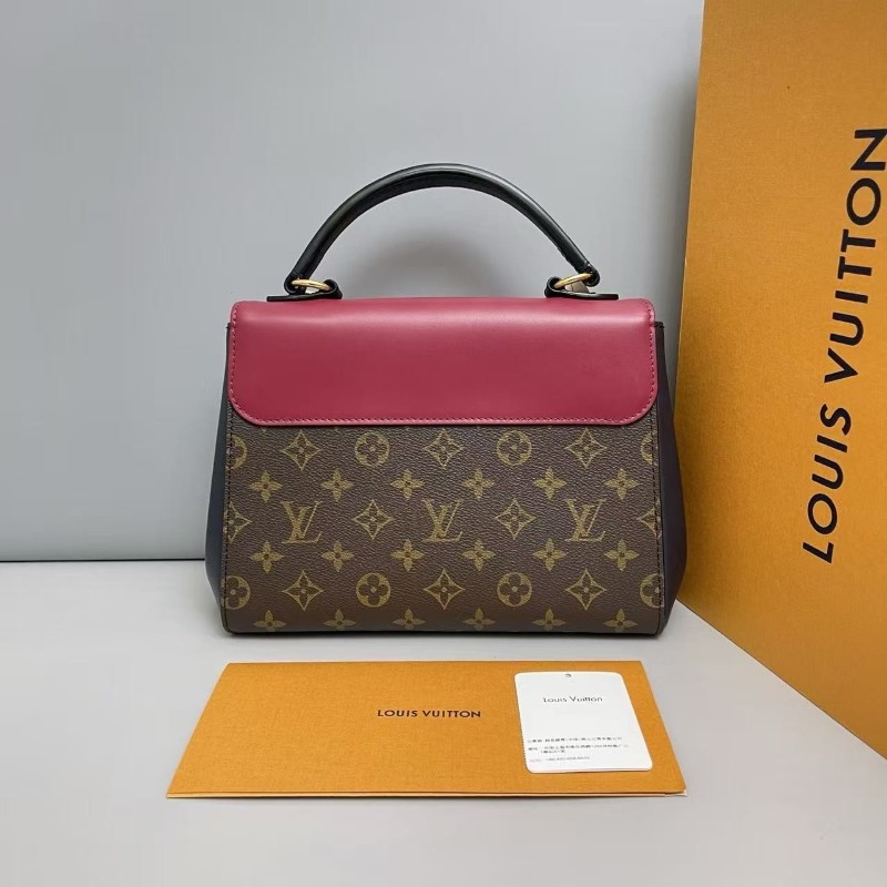 LV路易威登老花ClunyBB老花拼皮包 手提包無肩帶-1