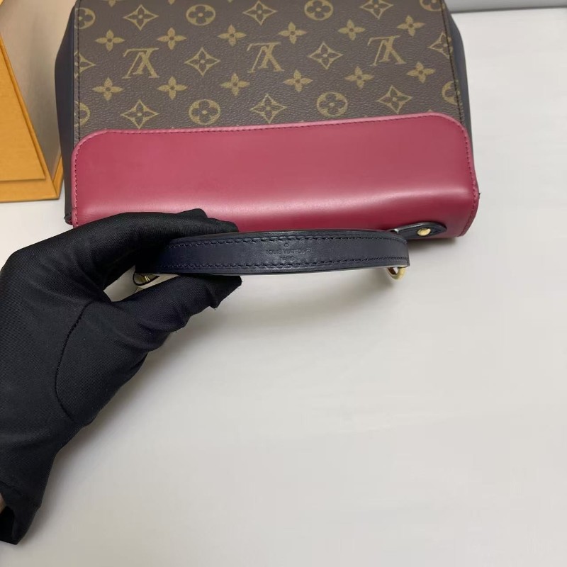 LV路易威登老花ClunyBB老花拼皮包 手提包無肩帶-8