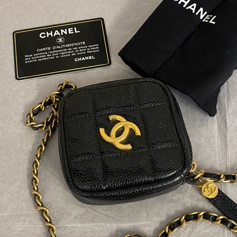 Chanel mini限量磚石斜跨包-0