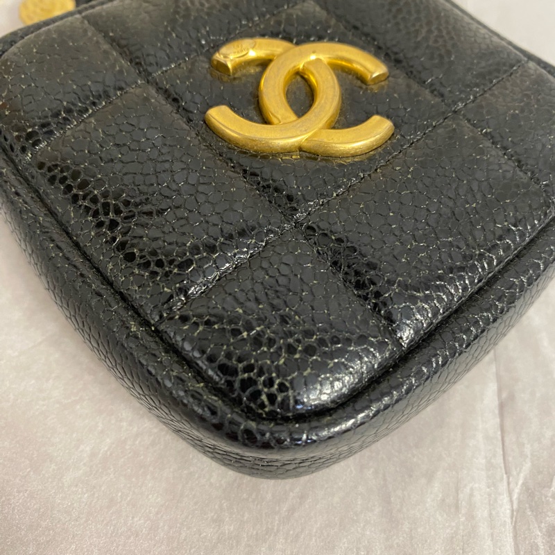 Chanel mini限量磚石斜跨包-3