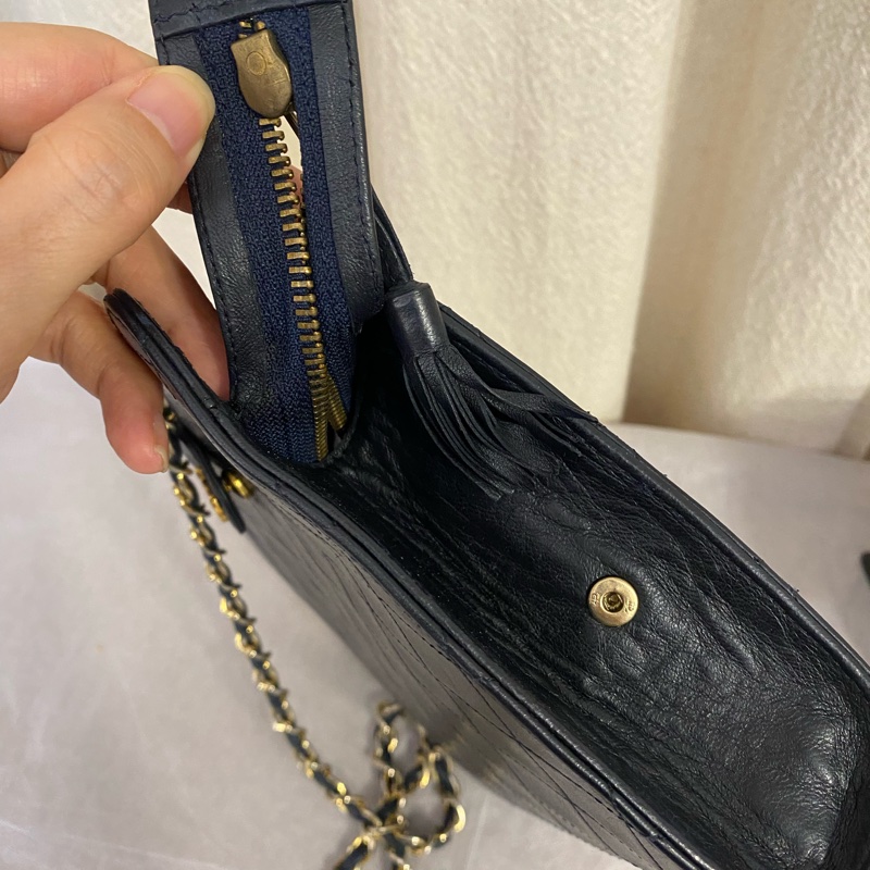 CHANEL香奈兒中古款vtg 單肩包 2開-5