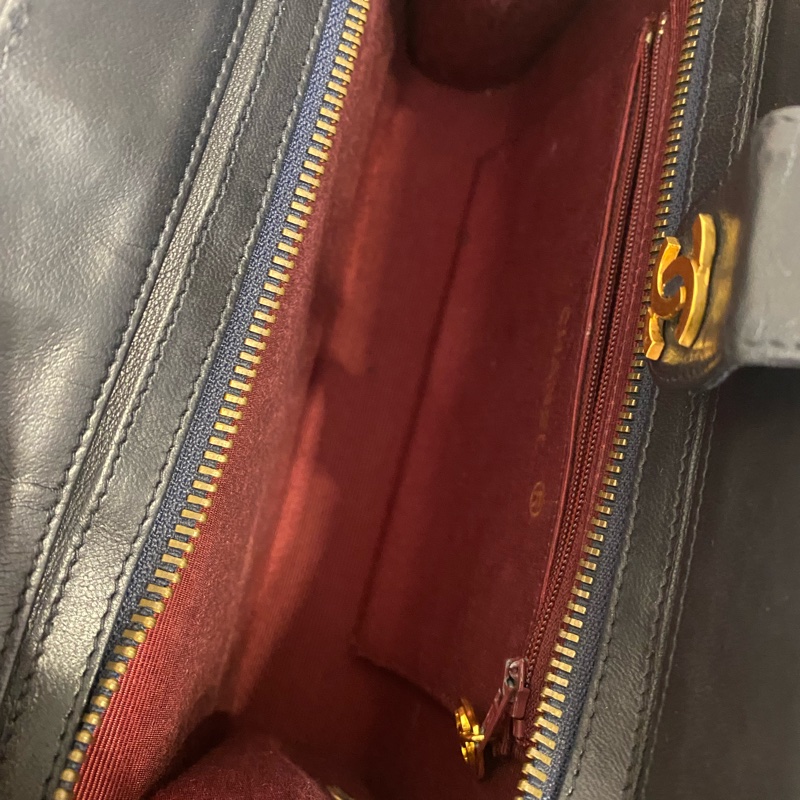 CHANEL香奈兒中古款vtg 單肩包 2開-6