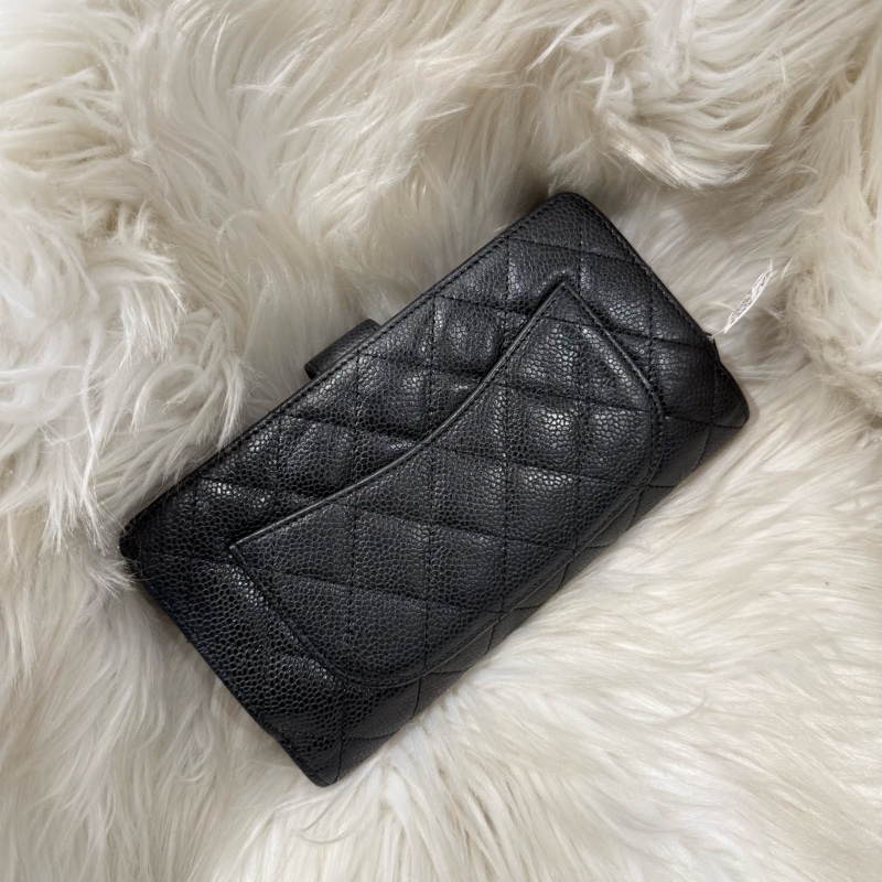 香奈兒 精典菱格紋魚子醬長夾-2