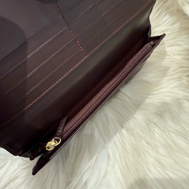 香奈兒 精典菱格紋魚子醬長夾-4