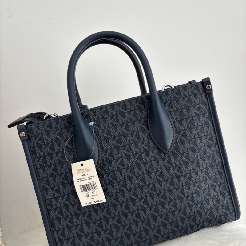 *SHIHNA名牌精品*MK Mirella滿版手提包 附寬背帶-1