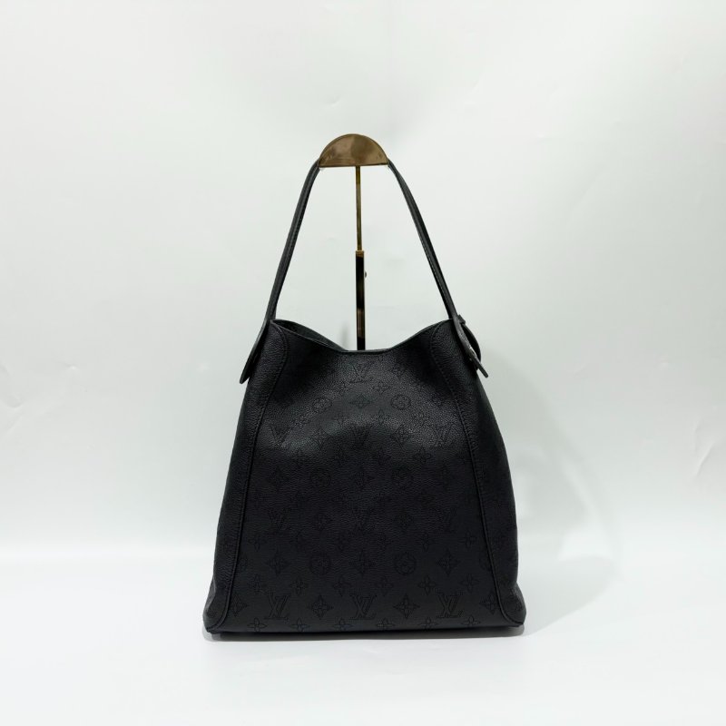 LV黑牛皮洞洞雷射HINA手提托特包MM M54354-4