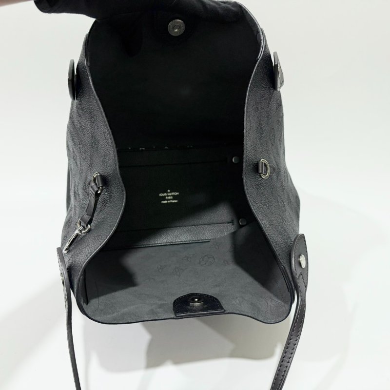 LV黑牛皮洞洞雷射HINA手提托特包MM M54354-8