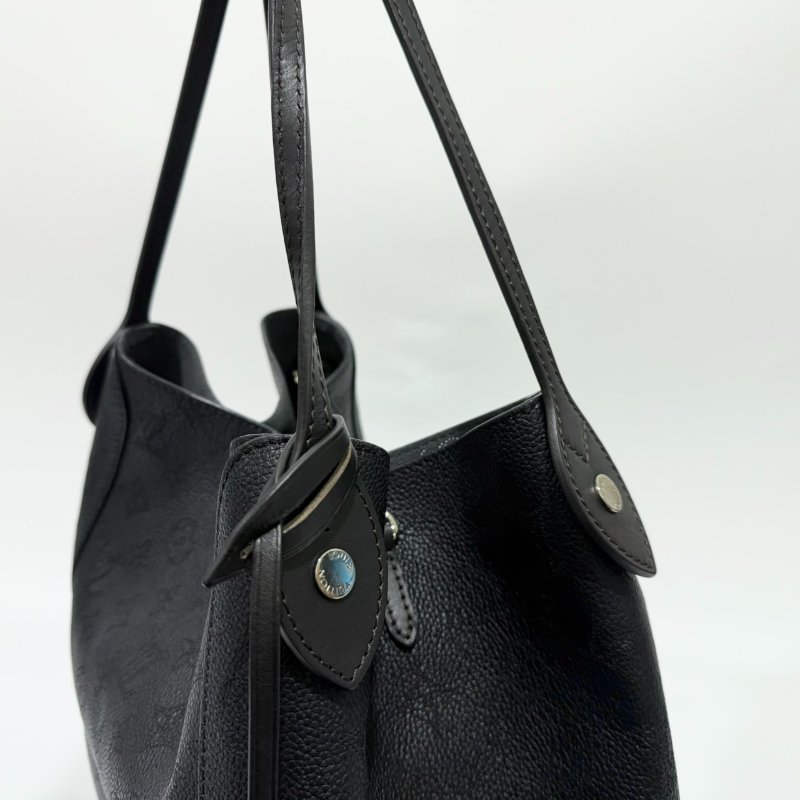 LV黑牛皮洞洞雷射HINA手提托特包MM M54354-13