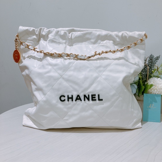 TK1797 CHANEL香奈兒中號子母垃圾袋 22 MEDIUM TOTE BAG CALFSKIN-0