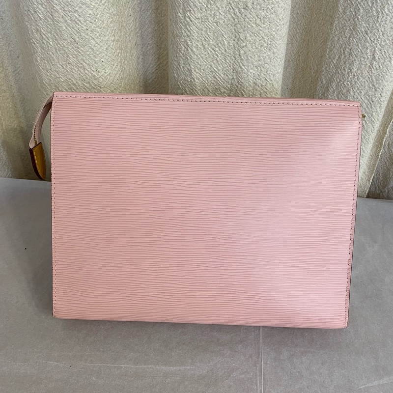 Louis Vuitton 水波紋 嫩粉色洗漱包-1