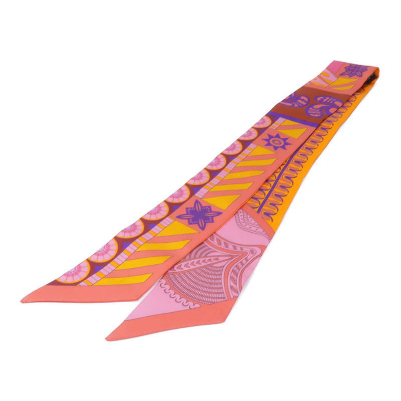 HERMES 【激減優惠】絲質Twilly絲巾-1