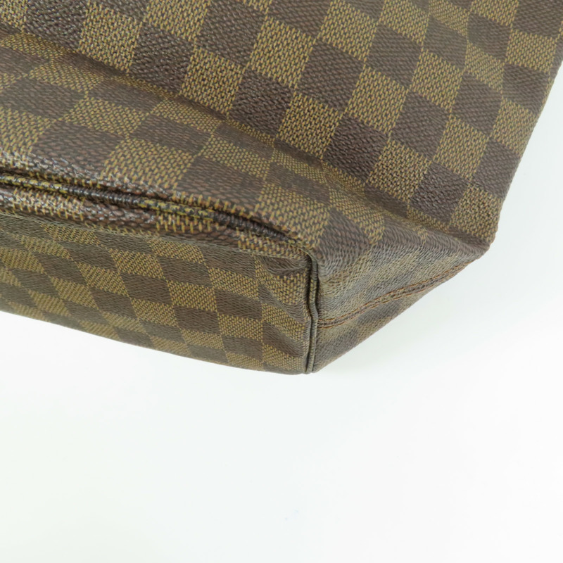 LOUIS VUITTON Damier Neverfull MM金扣肩背袋/手挽袋-8