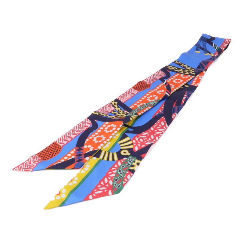 HERMES 絲質Twilly絲巾-1