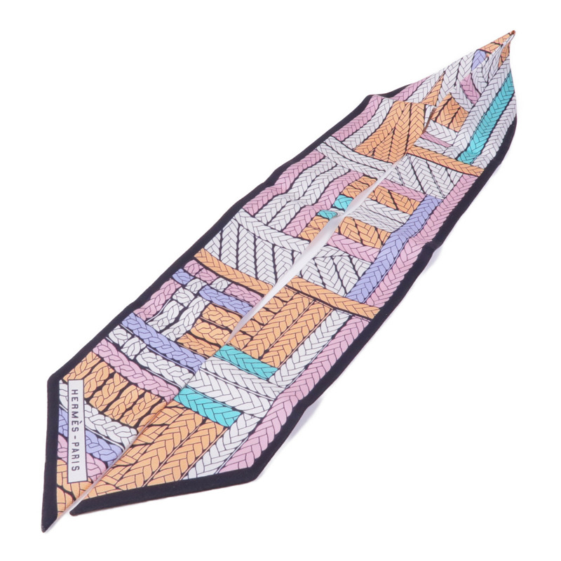 HERMES 絲質Twilly絲巾-2