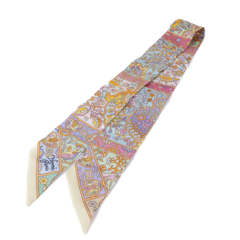 HERMES 絲質Twilly絲巾-0