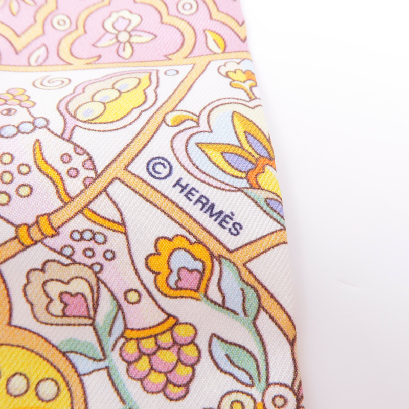 HERMES 絲質Twilly絲巾-5