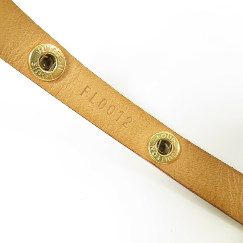 LOUIS VUITTON Monogram Pochette Florentine金扣腰包棕色-10