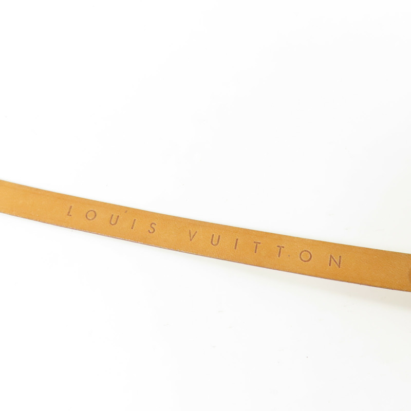 LOUIS VUITTON Monogram Pochette Florentine金扣腰包棕色-11