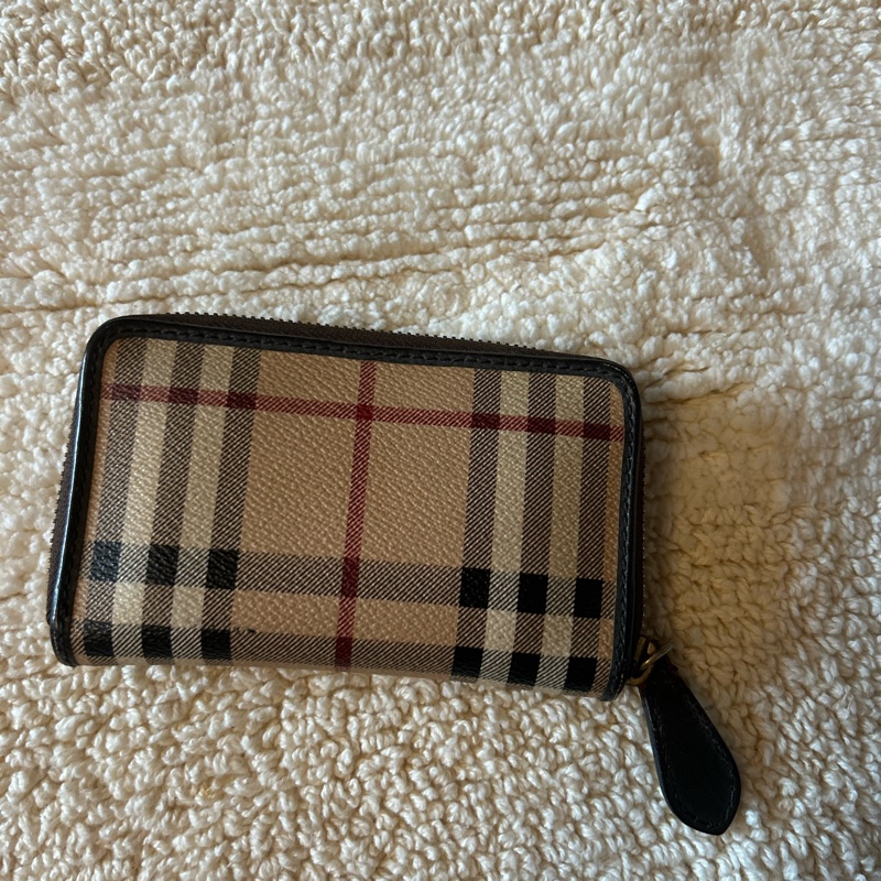 BURBERRY拉鍊短夾-2