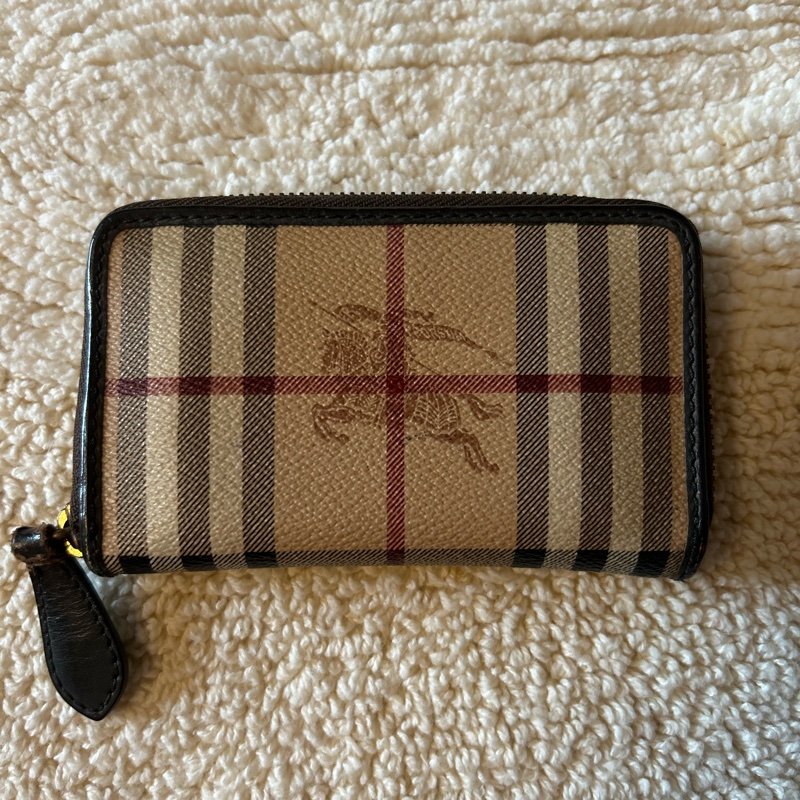 BURBERRY拉鍊短夾-5