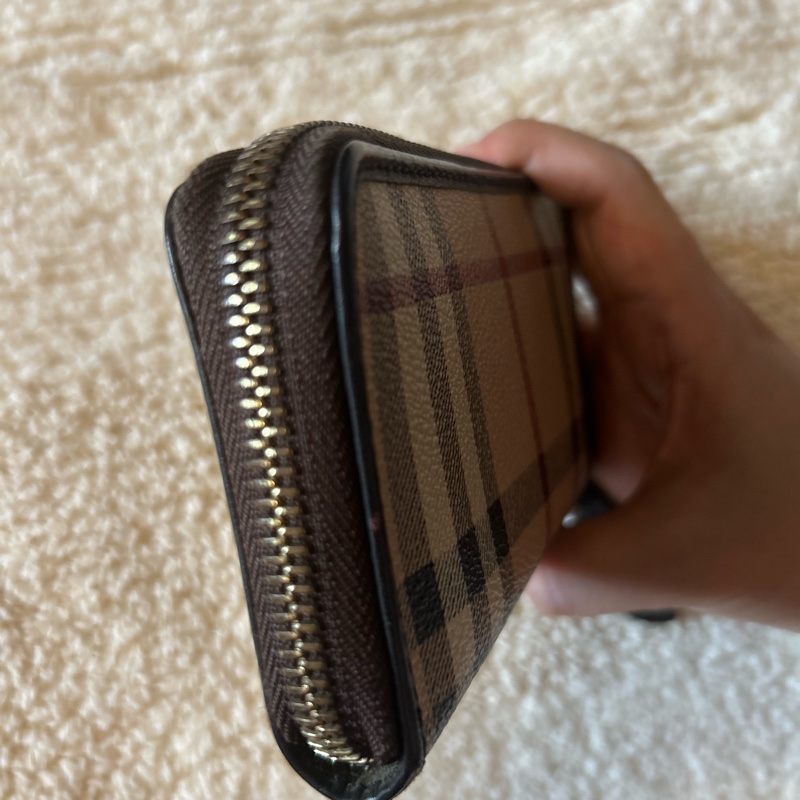 BURBERRY拉鍊短夾-7