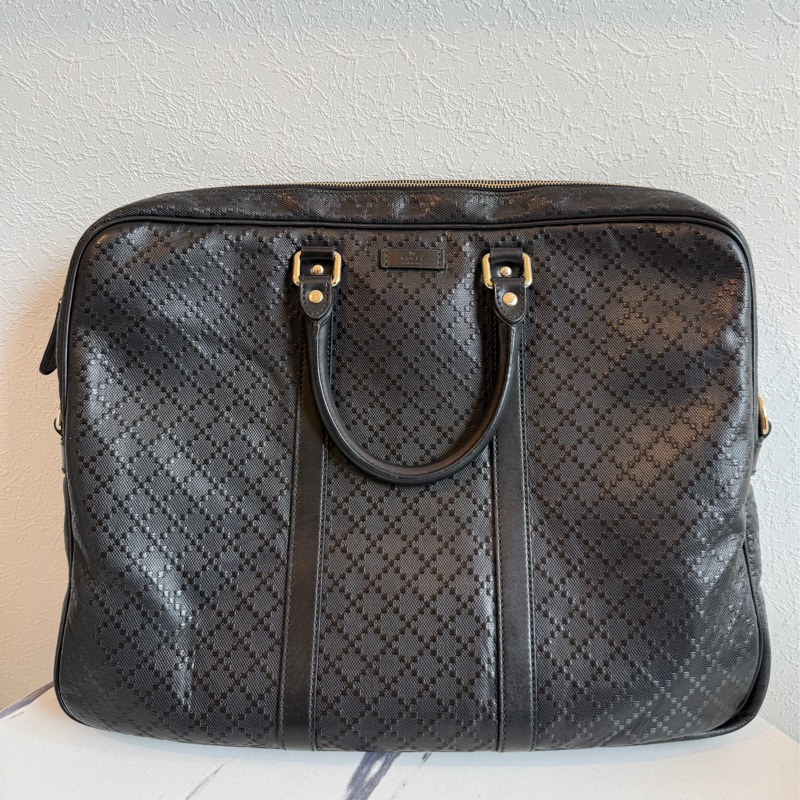 Gucci 公事包💼 全皮革-0