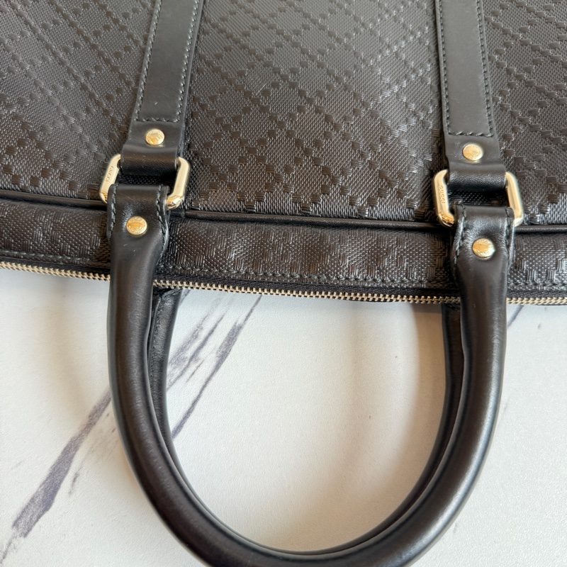 Gucci 公事包💼 全皮革-6