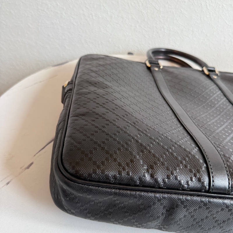 Gucci 公事包💼 全皮革-12