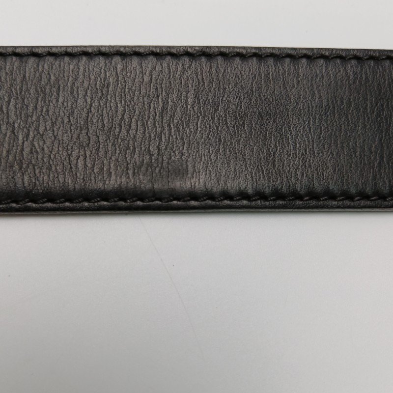 Loewe Anagram牛皮拼色金屬扣雙面腰帶-10