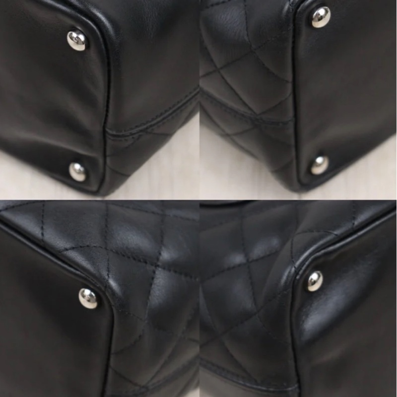 「JL精品代購」98新 香奈兒康鵬so black菜籃子mm-7